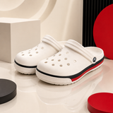 Crocos Clogs Lined White