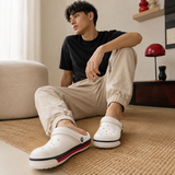 Crocos Clogs Lined White