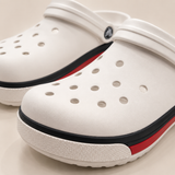 Crocos Clogs Lined White