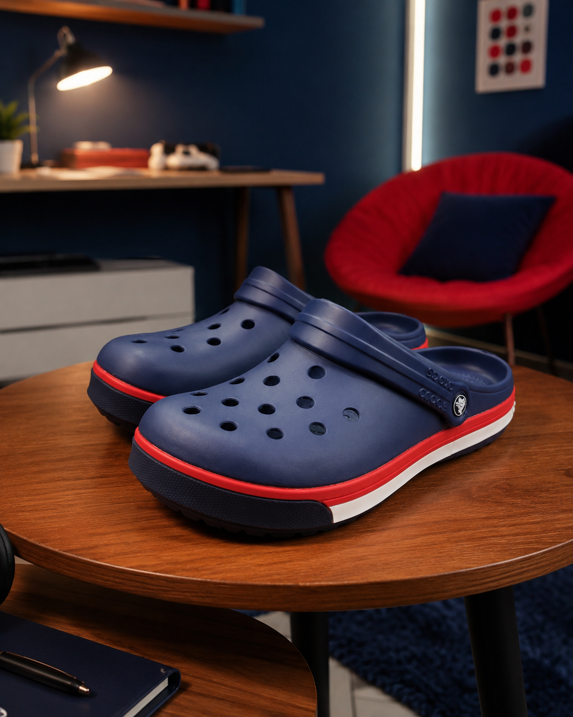 Crocos Clogs Lined Blue