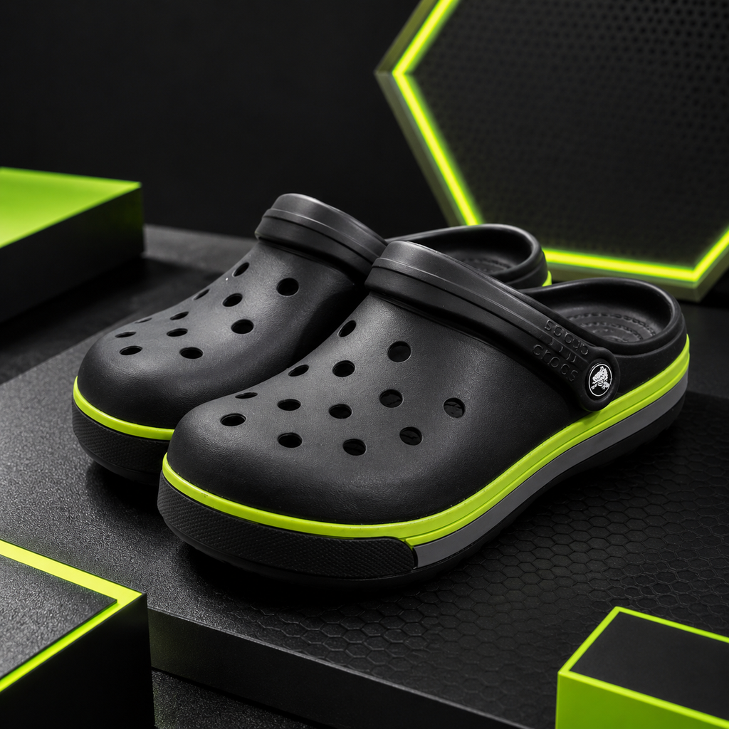 Crocos Clogs Lined Black