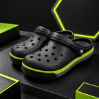 Crocos Clogs Lined Black