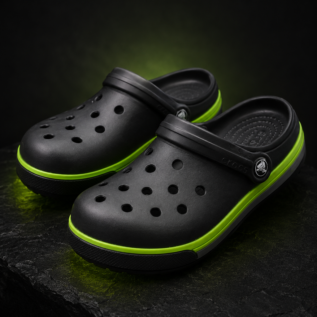 Crocos Clogs Lined Black
