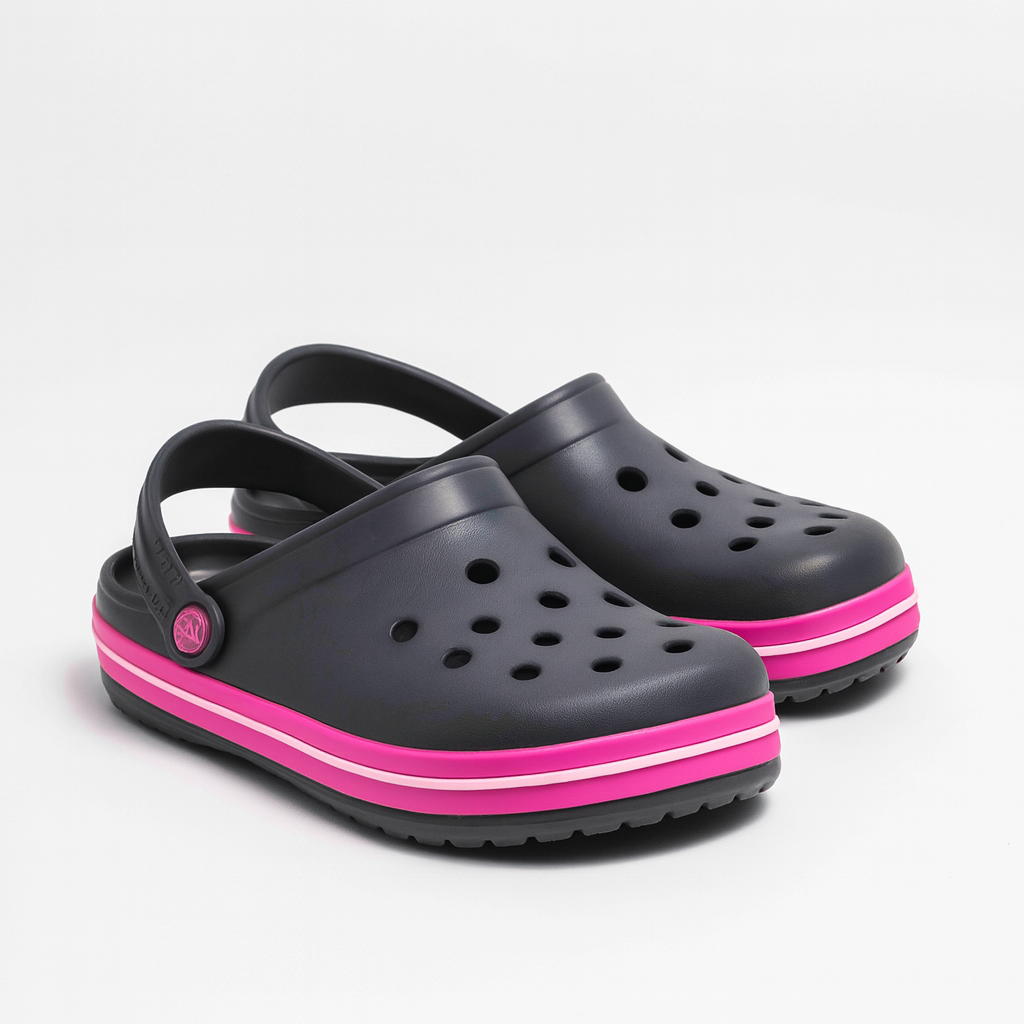 Crocs Clogs Pink Line
