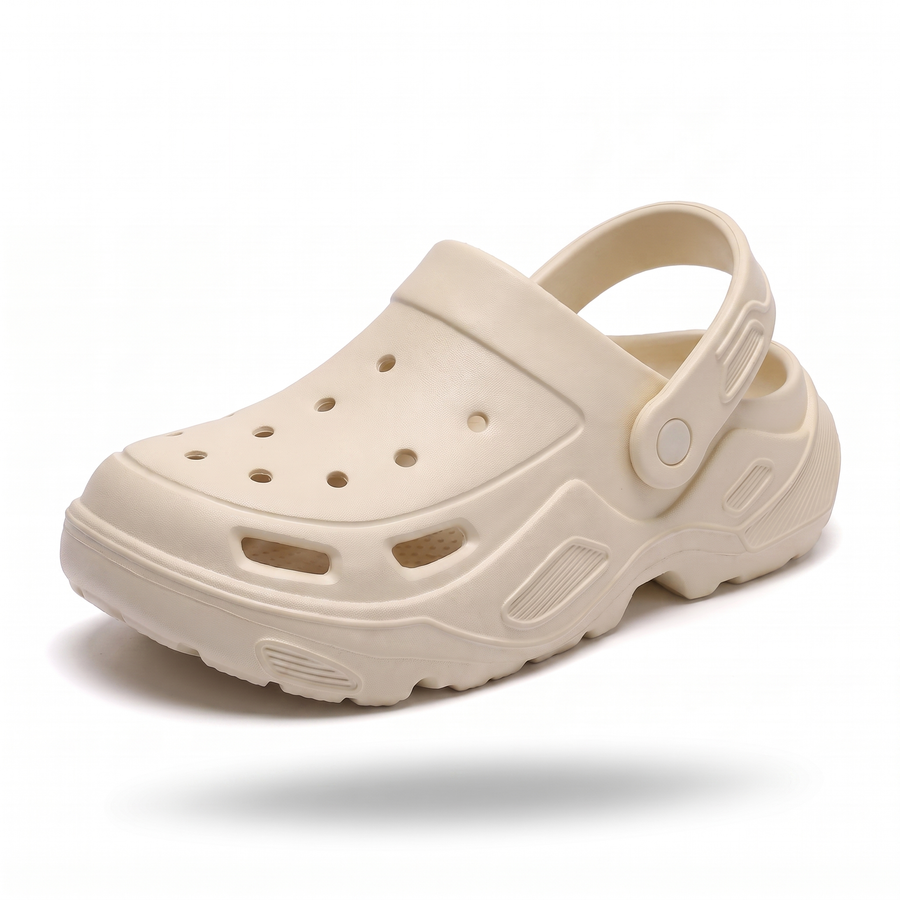 Loufu Clogs - Beige